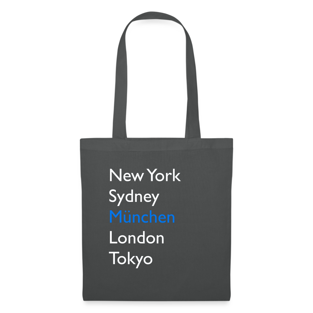 Tote Bag München "Metropolen" - Graphite