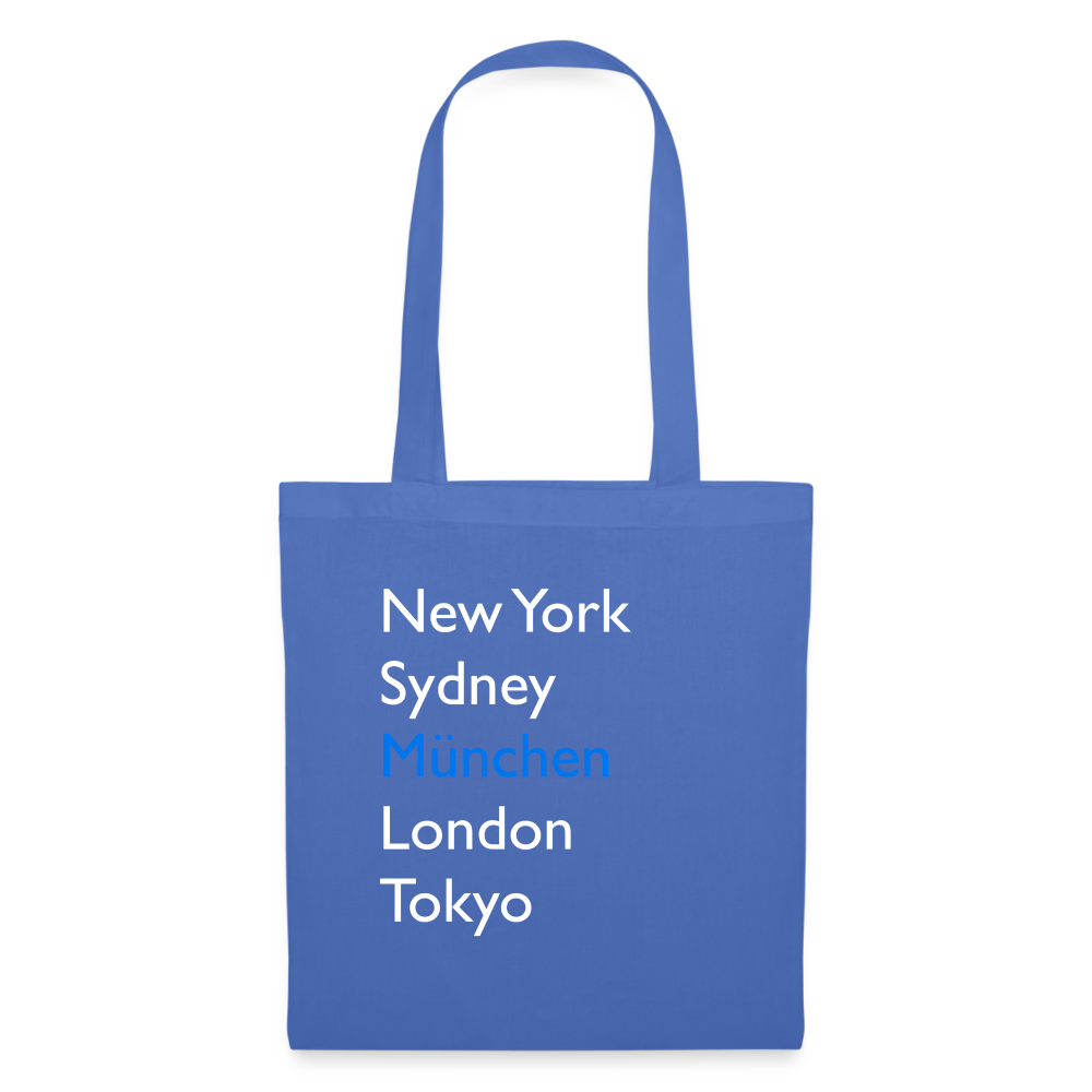 Tote Bag München "Metropolen" - Hellblau