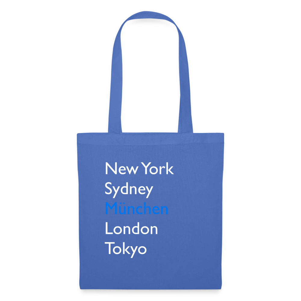 Tote Bag München "Metropolen" - Hellblau