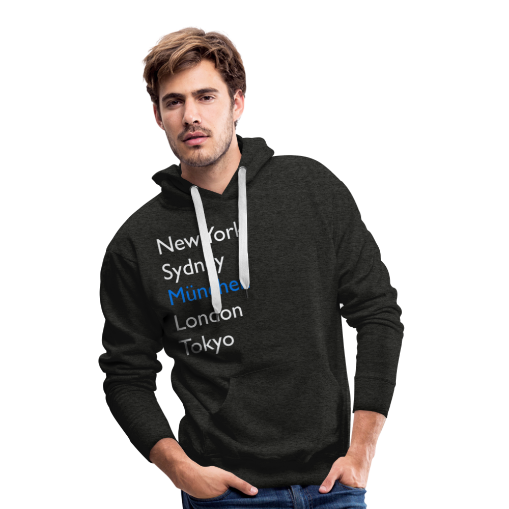 Hoodie München "Metropolen Big" Bright Edition - Anthrazit