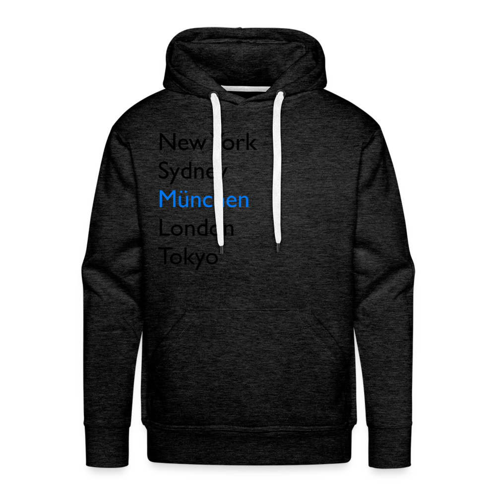 Hoodie München "Metropolen Big" Dark Edition - Anthrazit
