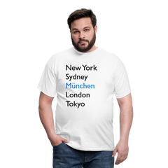 T-Shirt München "Metropolen Big" - Weiß