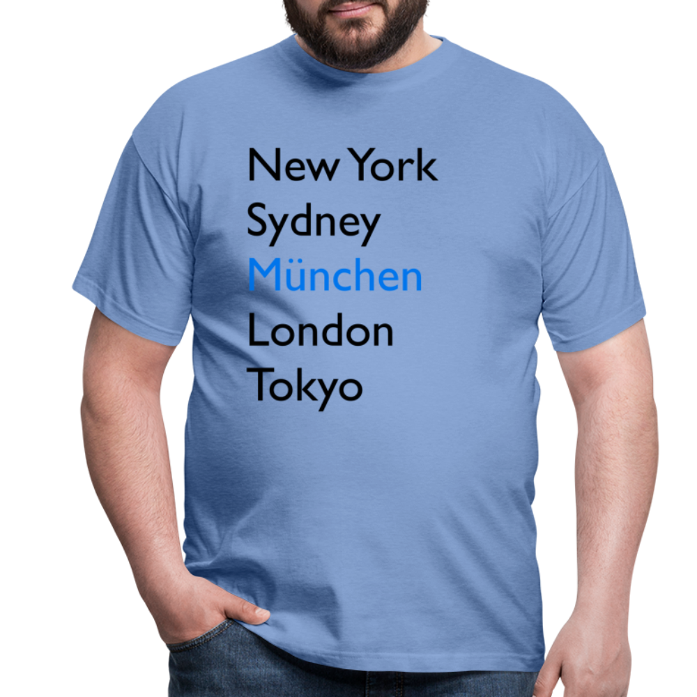 T-Shirt München "Metropolen Big" - carolina blue