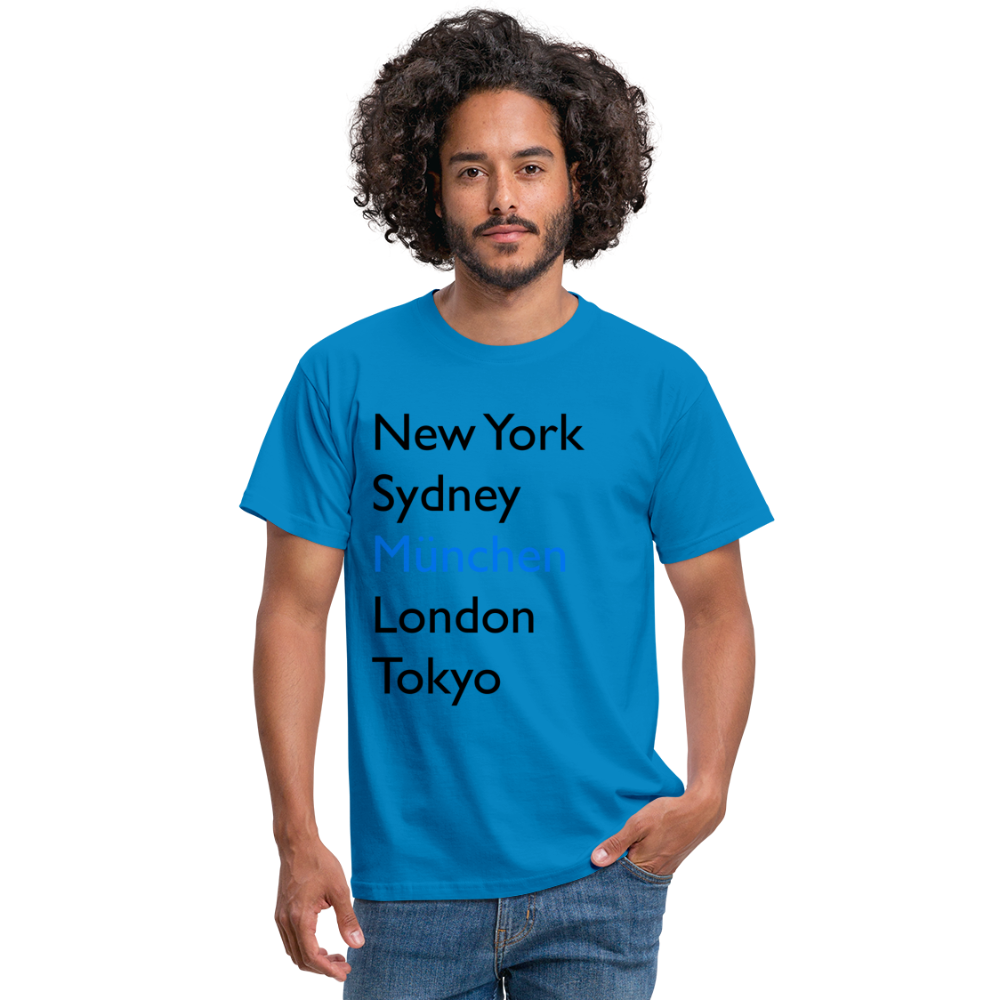 T-Shirt München "Metropolen Big" - Royalblau