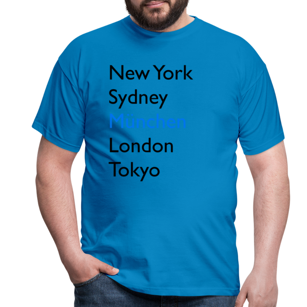 T-Shirt München "Metropolen Big" - Royalblau