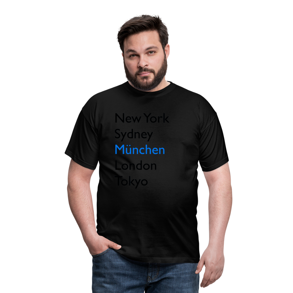 T-Shirt München "Metropolen Big" - Schwarz