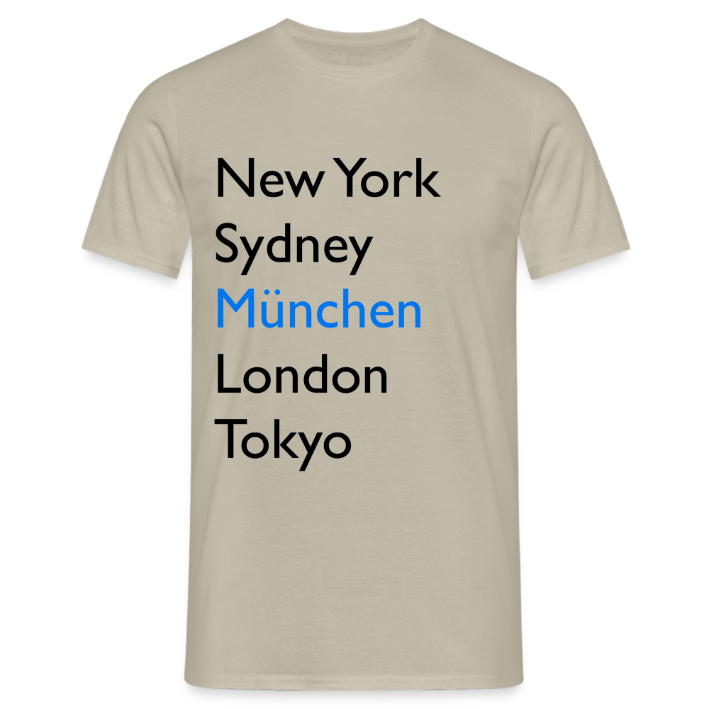 T-Shirt München "Metropolen Big" - Sandbeige