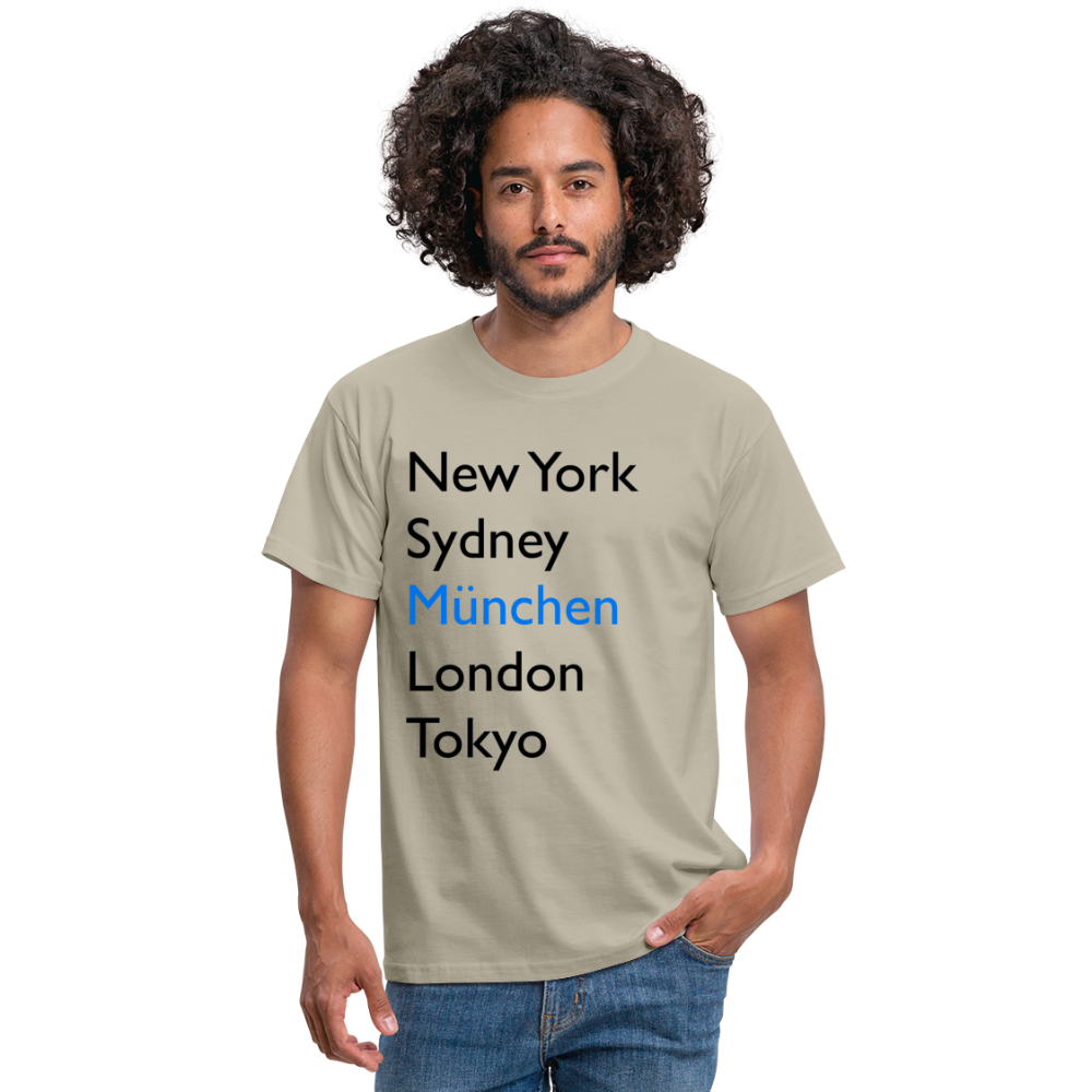 T-Shirt München "Metropolen Big" - Sandbeige
