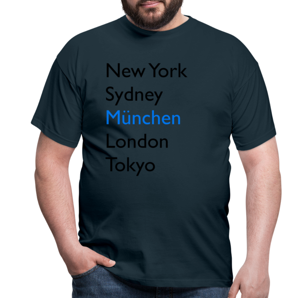 T-Shirt München "Metropolen Big" - Navy