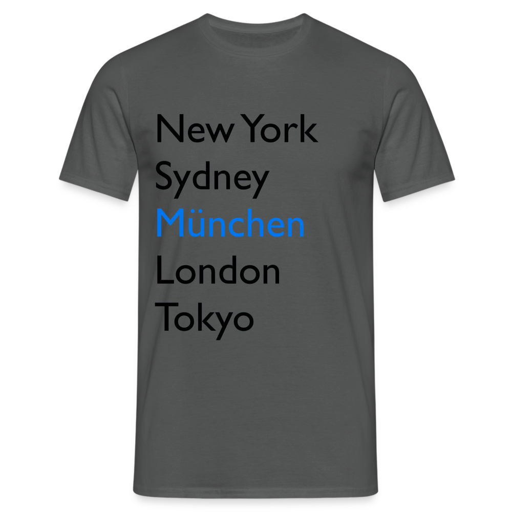 T-Shirt München "Metropolen Big" - Anthrazit
