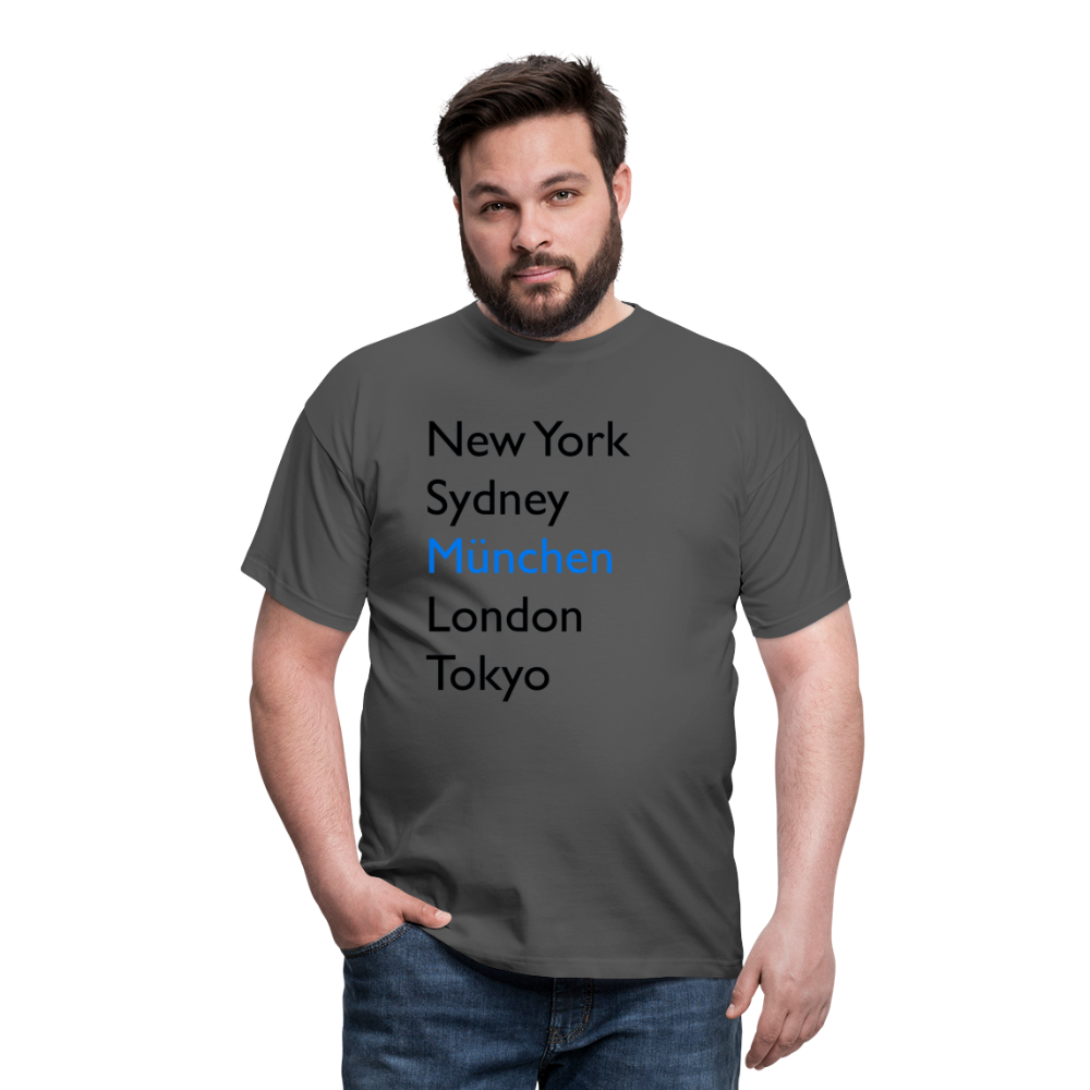 T-Shirt München "Metropolen Big" - Anthrazit