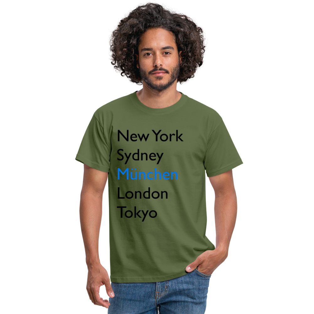 T-Shirt München "Metropolen Big" - Militärgrün