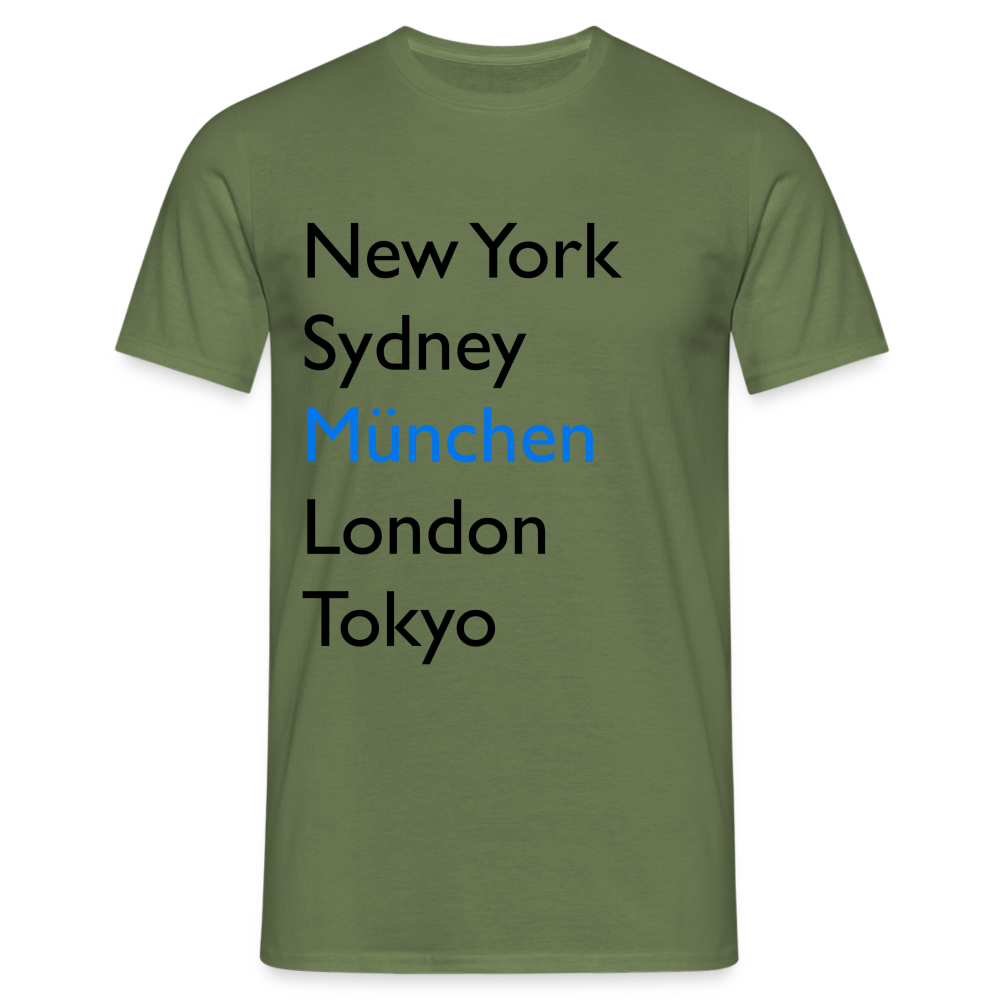 T-Shirt München "Metropolen Big" - Militärgrün