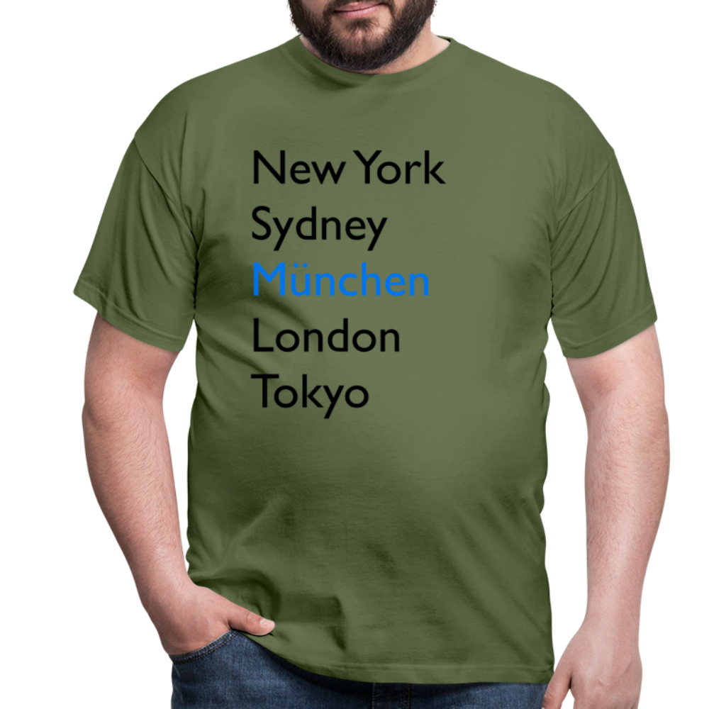 T-Shirt München "Metropolen Big" - Militärgrün