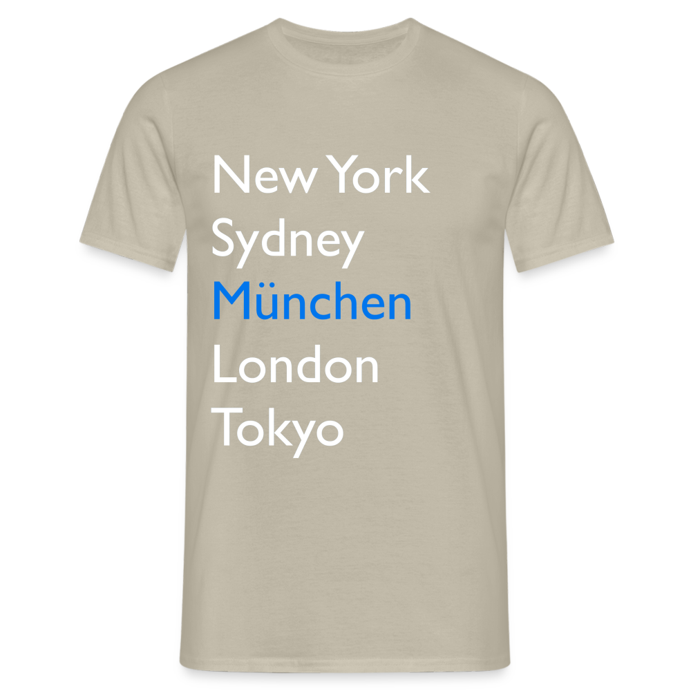 T-Shirt München "Metropolen Big" Bright Edition - Sandbeige