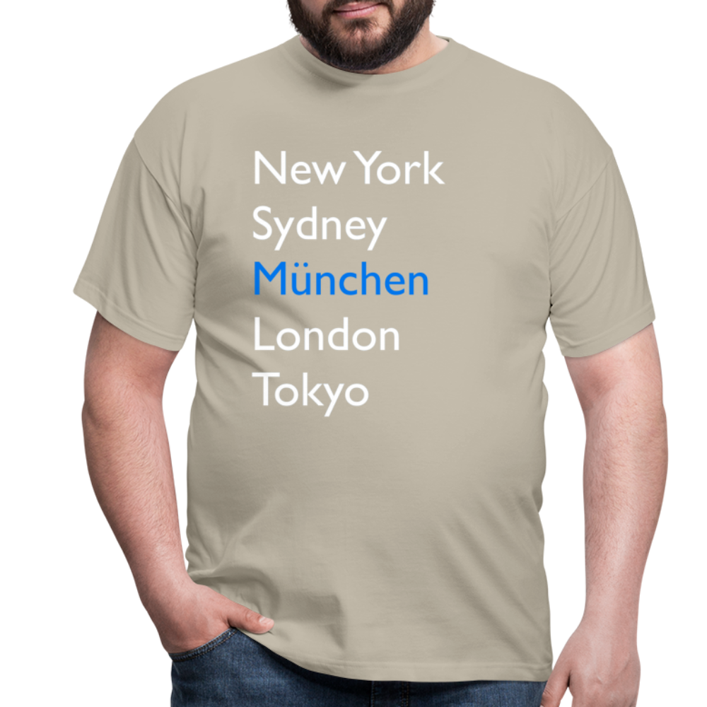 T-Shirt München "Metropolen Big" Bright Edition - Sandbeige