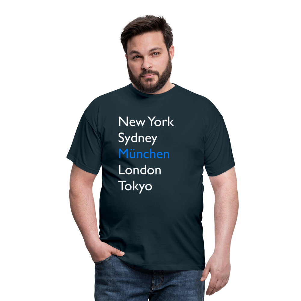 T-Shirt München "Metropolen Big" Bright Edition - Navy