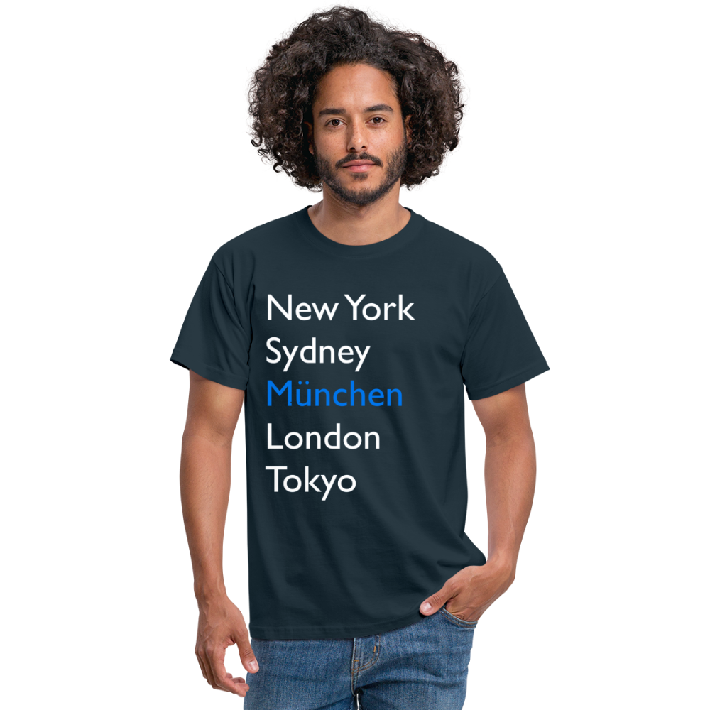 T-Shirt München "Metropolen Big" Bright Edition - Navy
