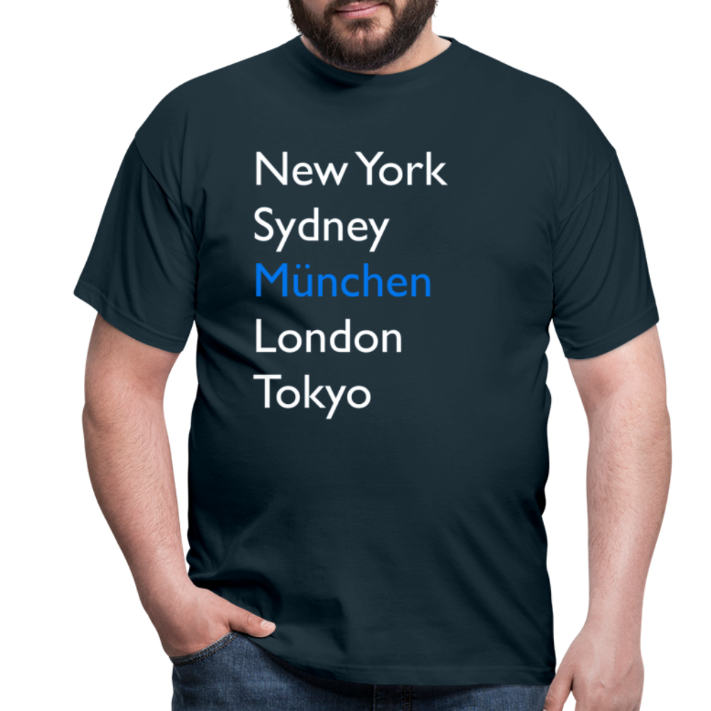 T-Shirt München "Metropolen Big" Bright Edition - Navy