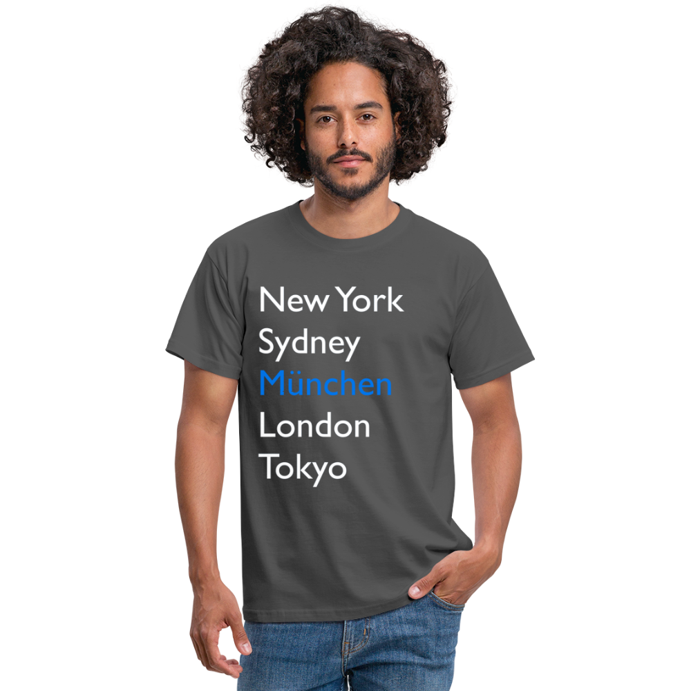 T-Shirt München "Metropolen Big" Bright Edition - Anthrazit