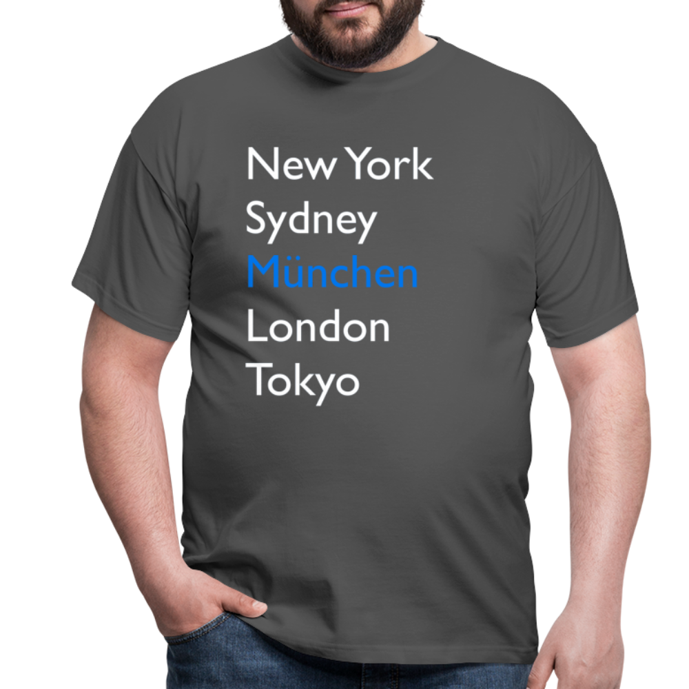 T-Shirt München "Metropolen Big" Bright Edition - Anthrazit