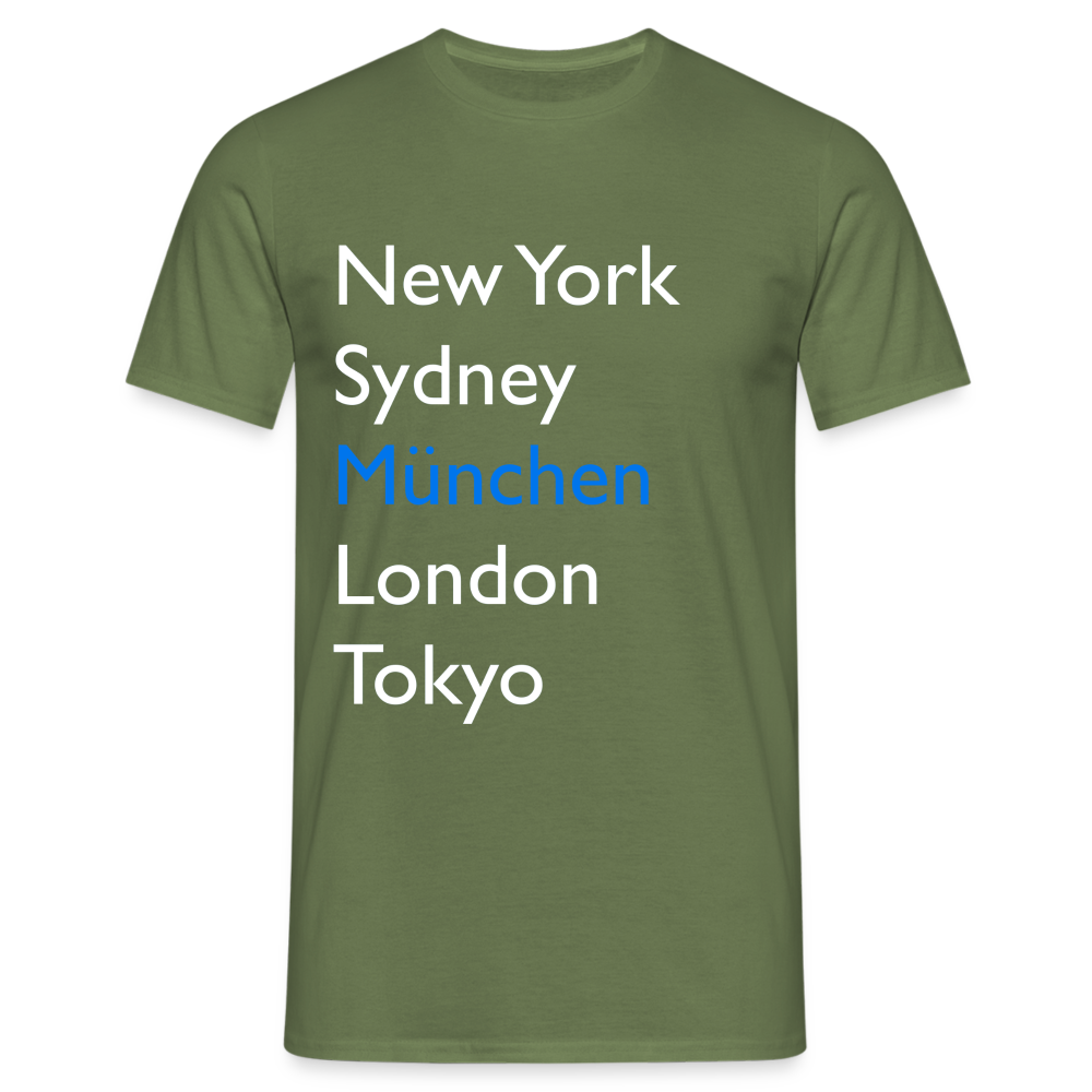 T-Shirt München "Metropolen Big" Bright Edition - Militärgrün