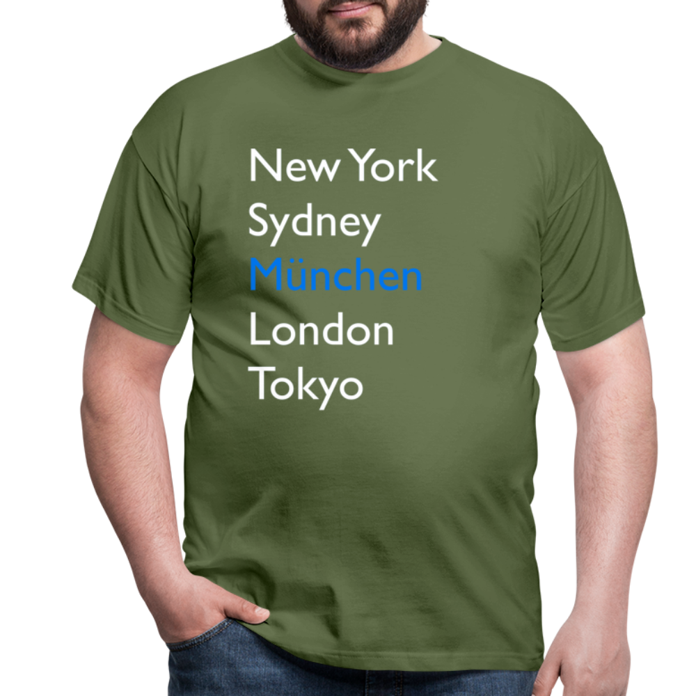 T-Shirt München "Metropolen Big" Bright Edition - Militärgrün