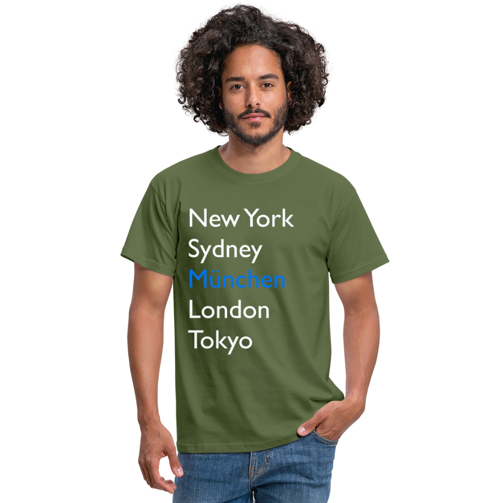 T-Shirt München "Metropolen Big" Bright Edition - Militärgrün