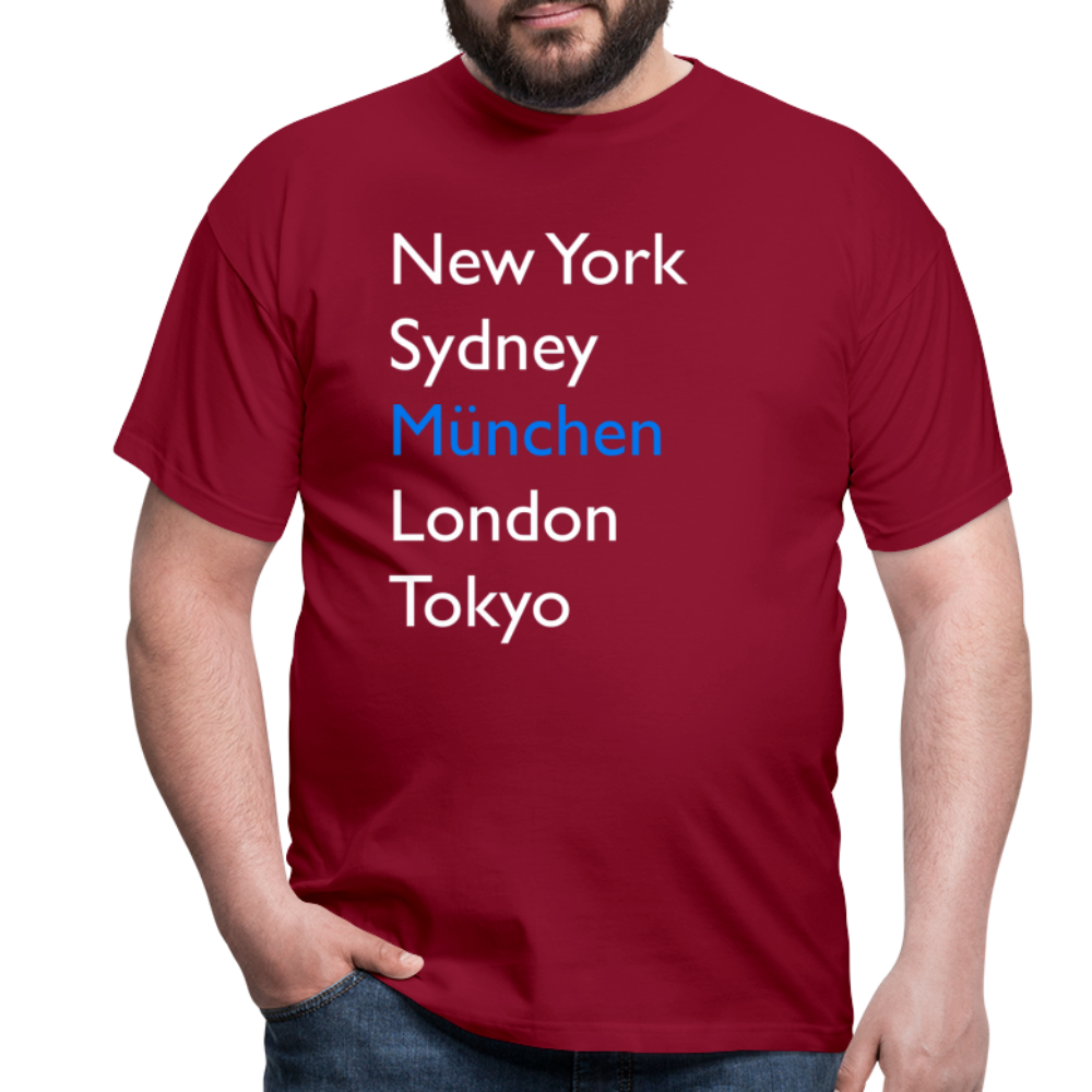 T-Shirt München "Metropolen Big" Bright Edition - Ziegelrot