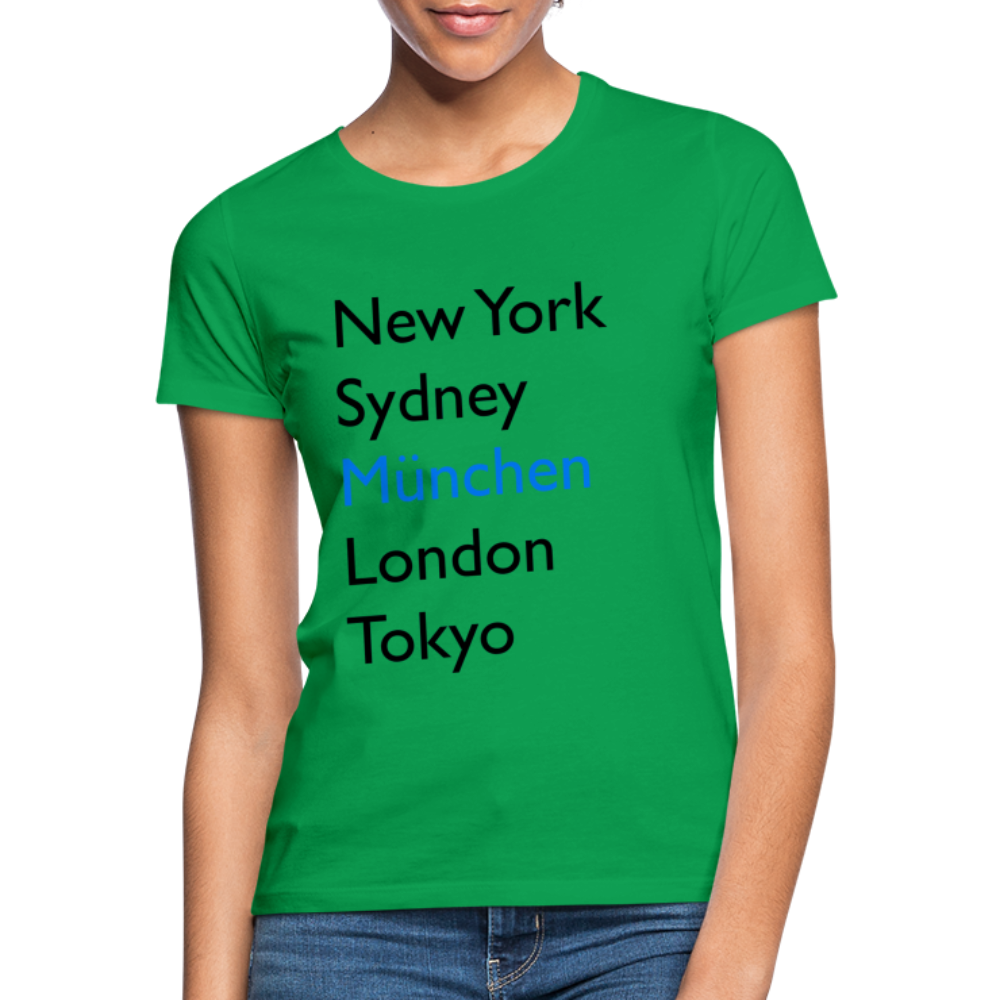 T-Shirt Ladies München "Metropolen Big" - Kelly Green