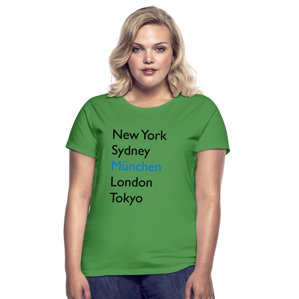T-Shirt Ladies München "Metropolen Big" - Kelly Green
