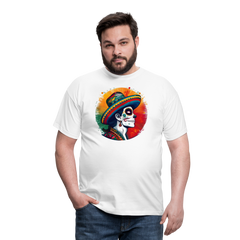 T-Shirt Mexico "La Catrina Side" - Weiß