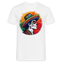 T-Shirt Mexico "La Catrina Side" - Weiß
