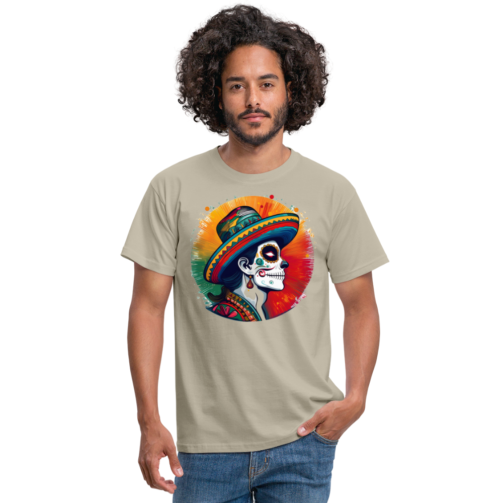 T-Shirt Mexico "La Catrina Side" - Sandbeige