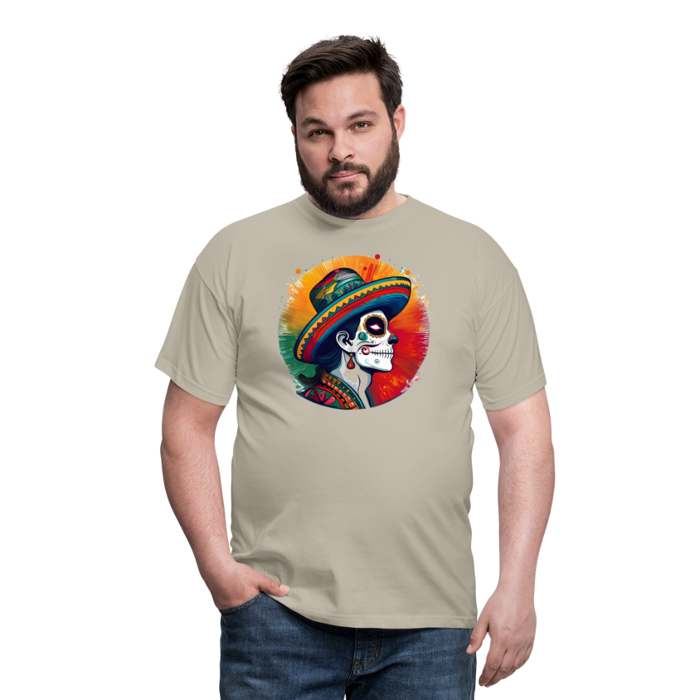 T-Shirt Mexico "La Catrina Side" - Sandbeige