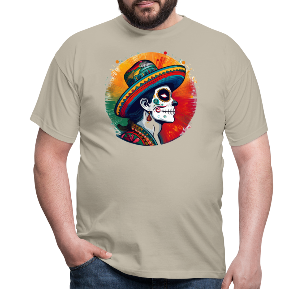 T-Shirt Mexico "La Catrina Side" - Sandbeige