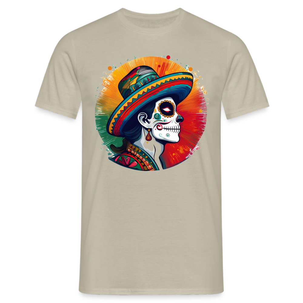 T-Shirt Mexico "La Catrina Side" - Sandbeige