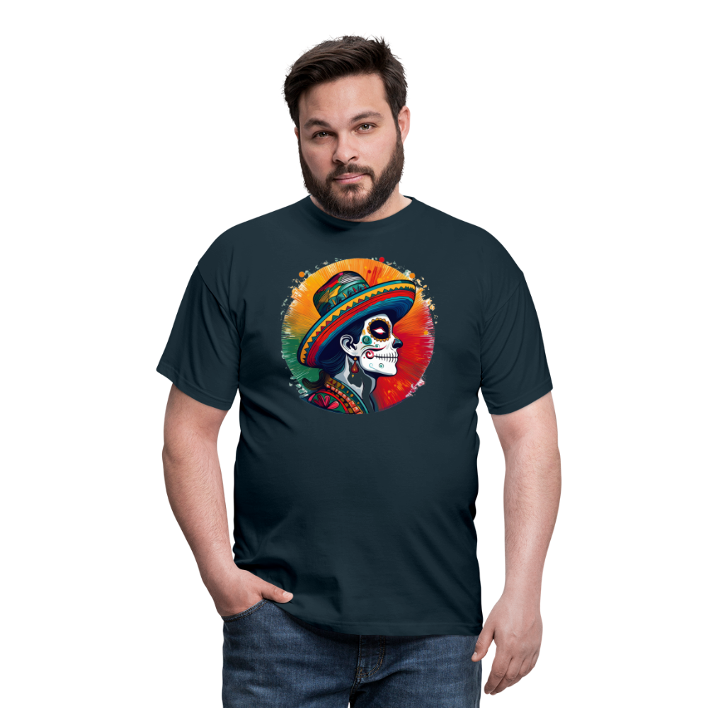 T-Shirt Mexico "La Catrina Side" - Navy