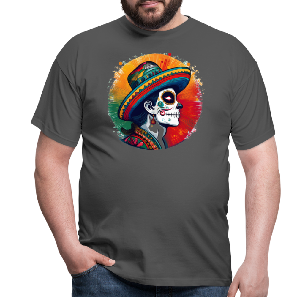 T-Shirt Mexico "La Catrina Side" - Anthrazit