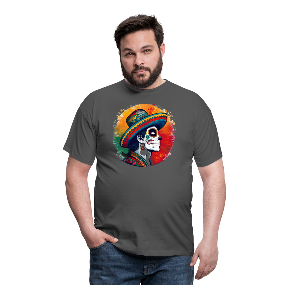 T-Shirt Mexico "La Catrina Side" - Anthrazit