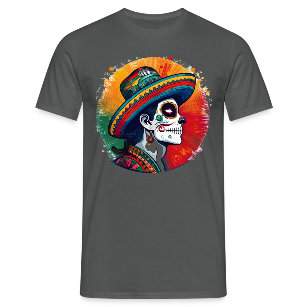 T-Shirt Mexico "La Catrina Side" - Anthrazit