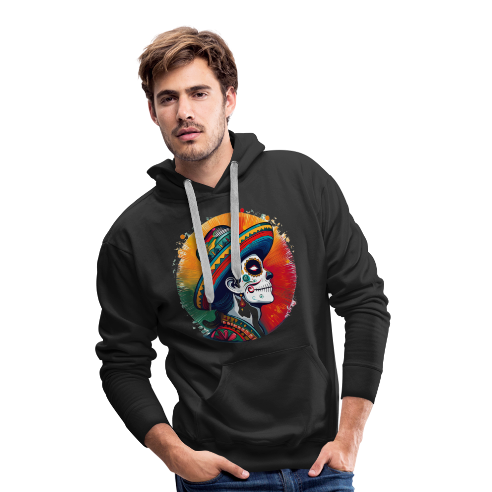 Hoodie Mexico "La Catrina Side" - Schwarz