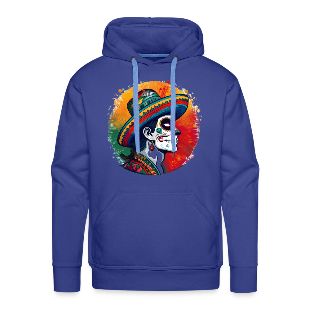 Hoodie Mexico "La Catrina Side" - Königsblau