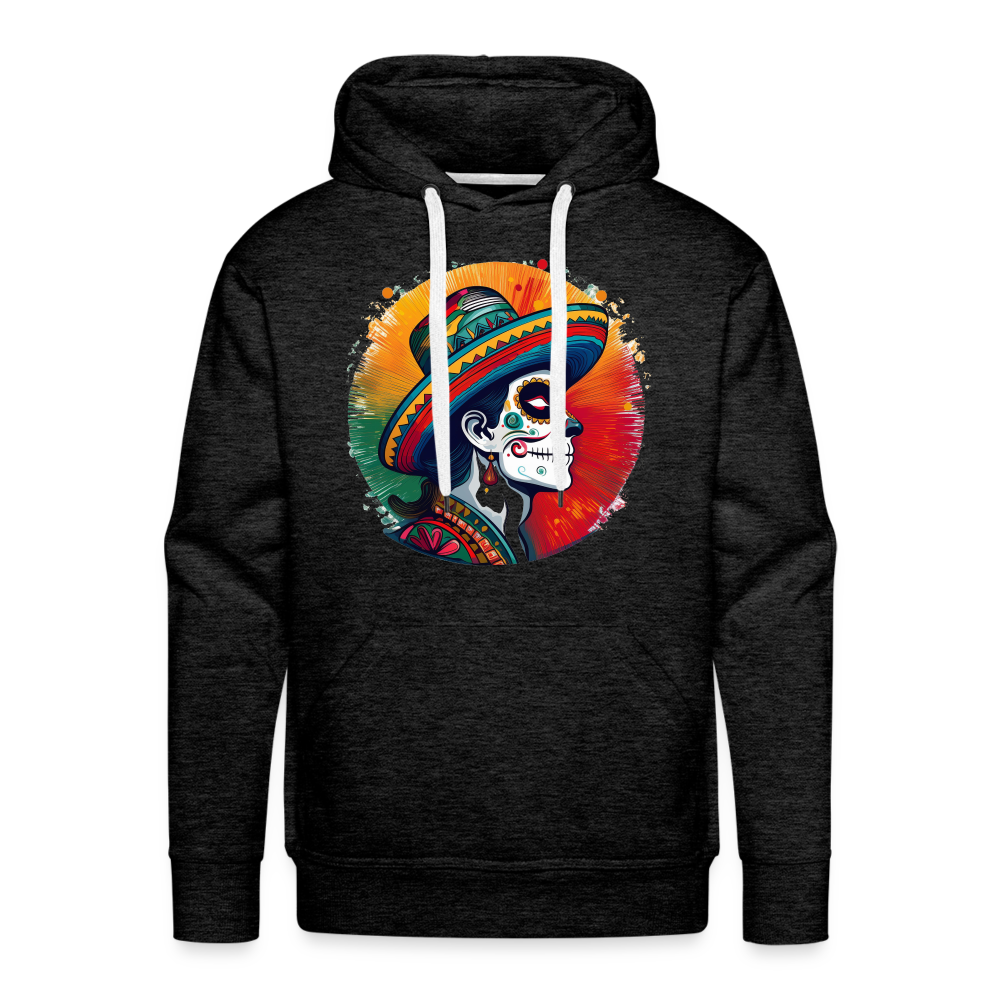 Hoodie Mexico "La Catrina Side" - Anthrazit