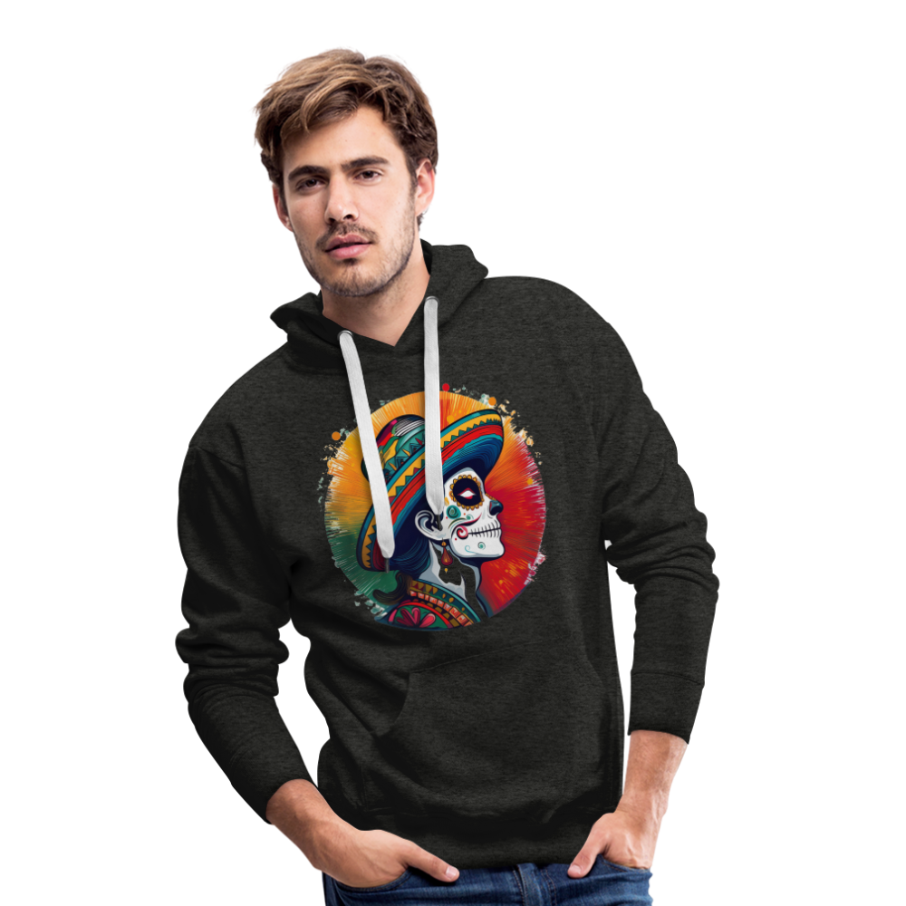 Hoodie Mexico "La Catrina Side" - Anthrazit