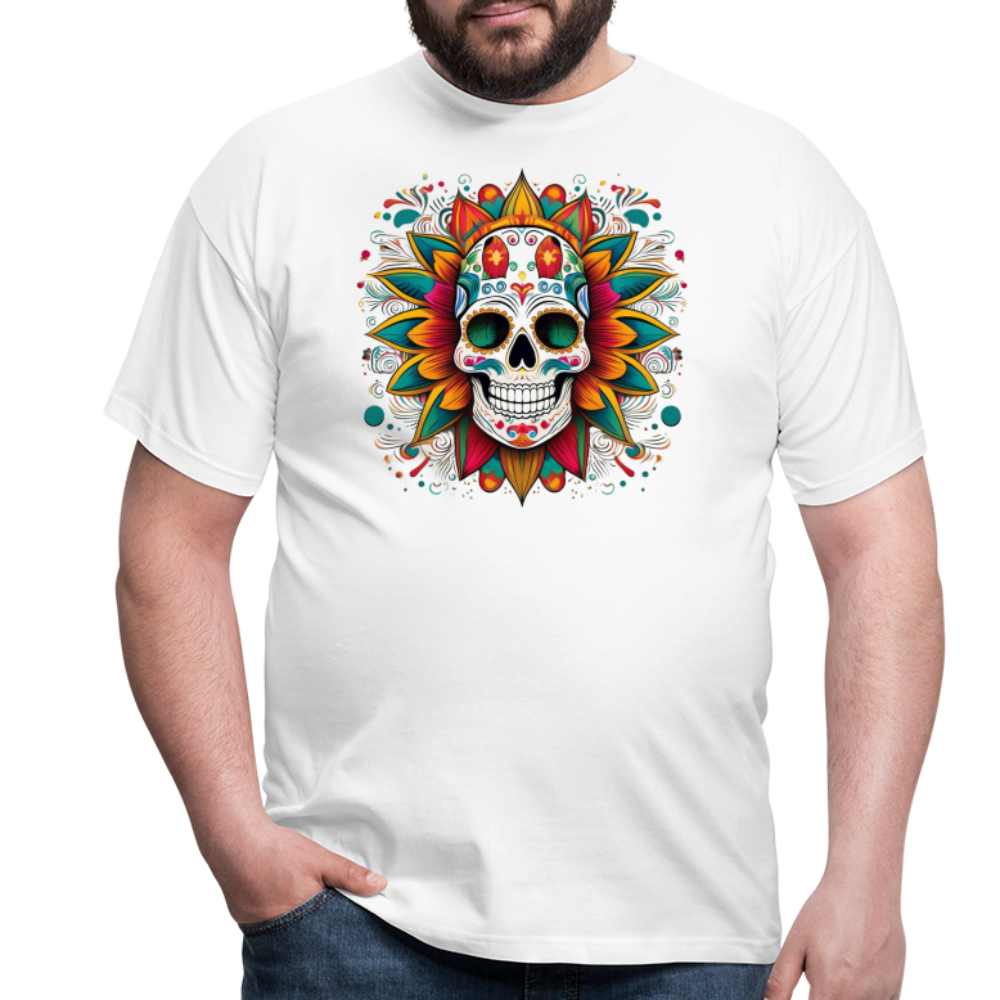 T-Shirt Mexico "Craneo" - Weiß