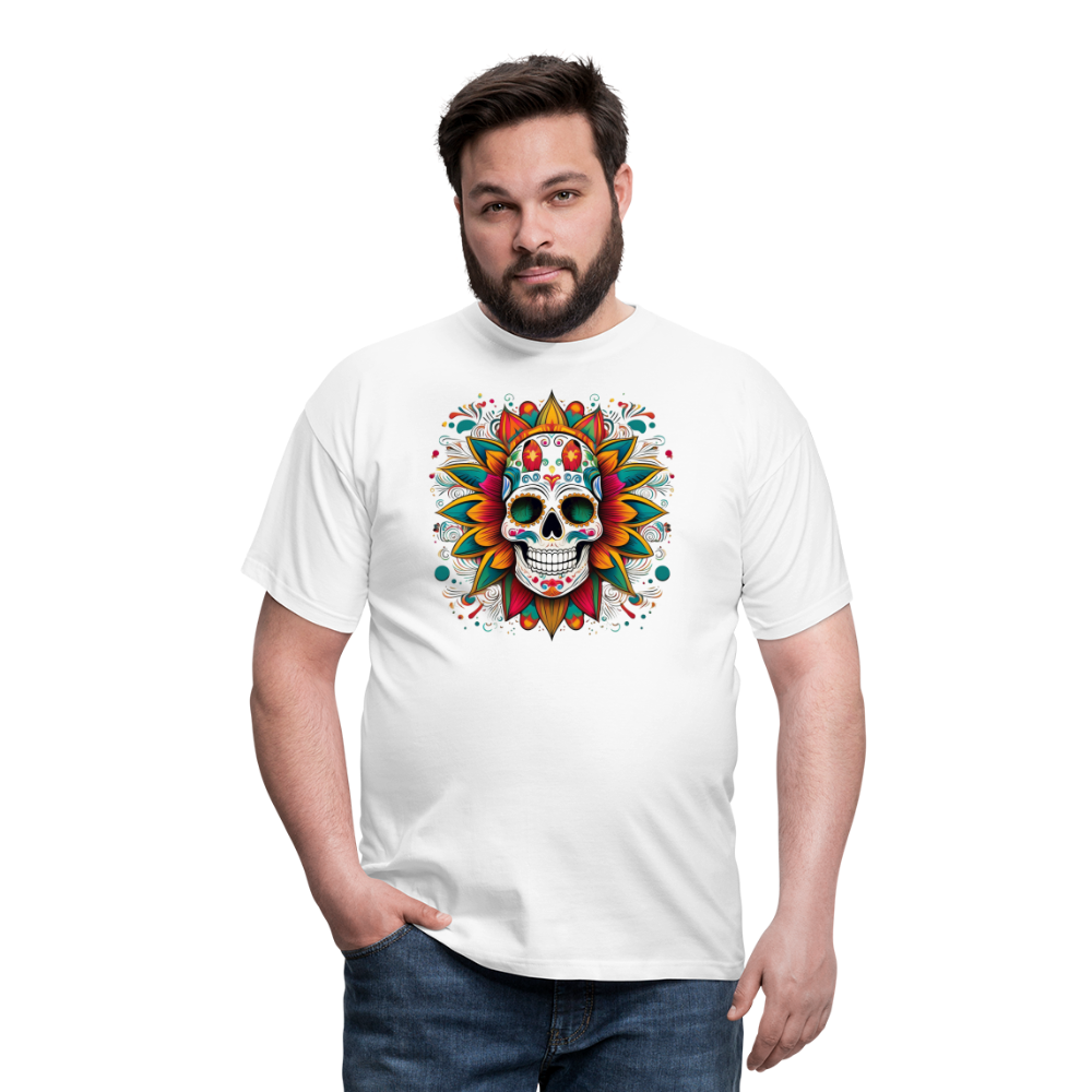 T-Shirt Mexico "Craneo" - Weiß