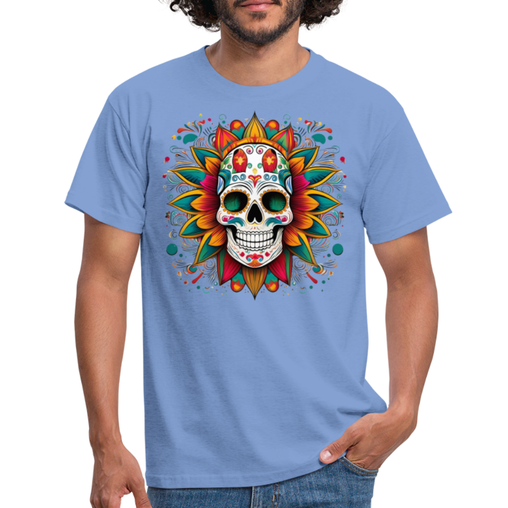 T-Shirt Mexico "Craneo" - carolina blue