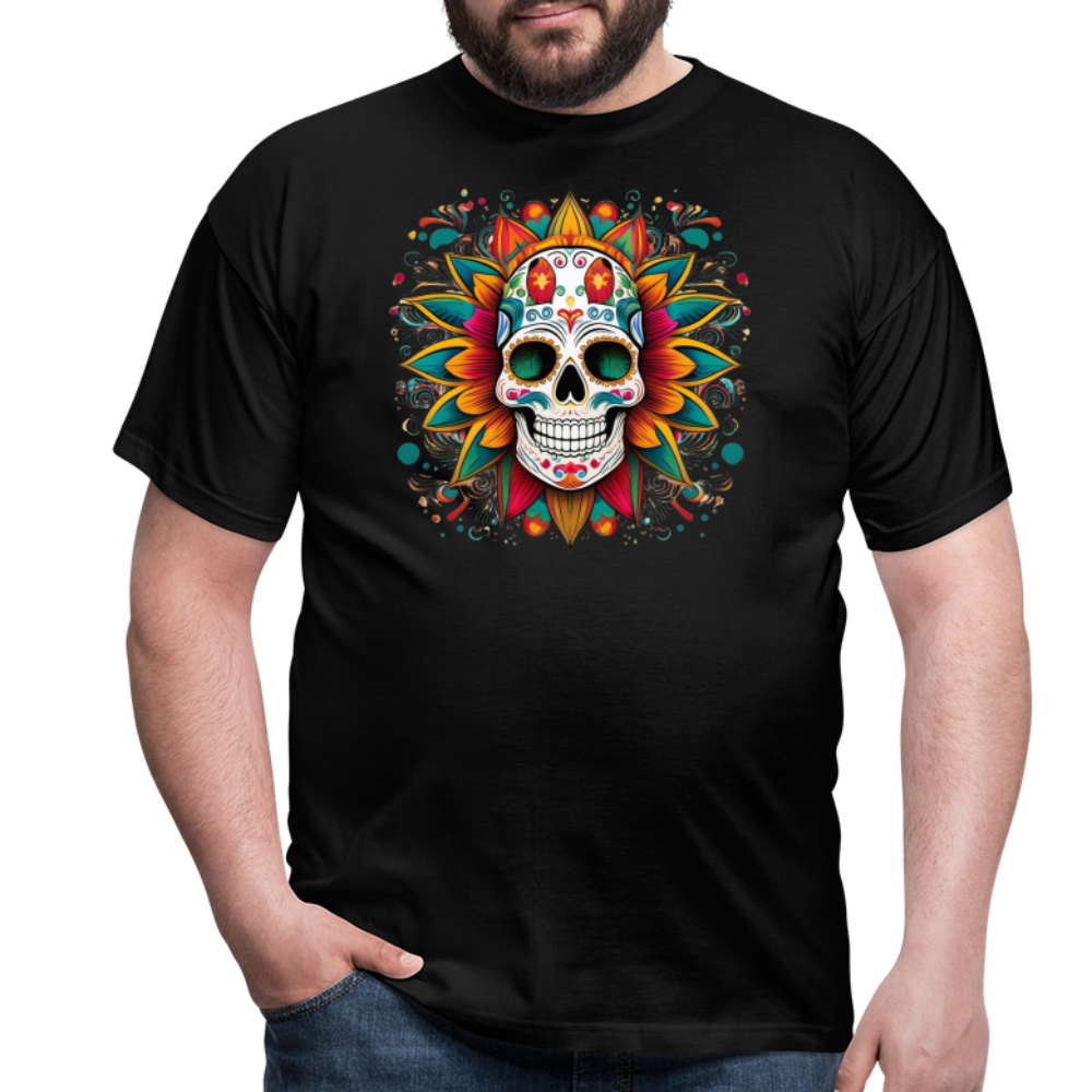 T-Shirt Mexico "Craneo" - Schwarz