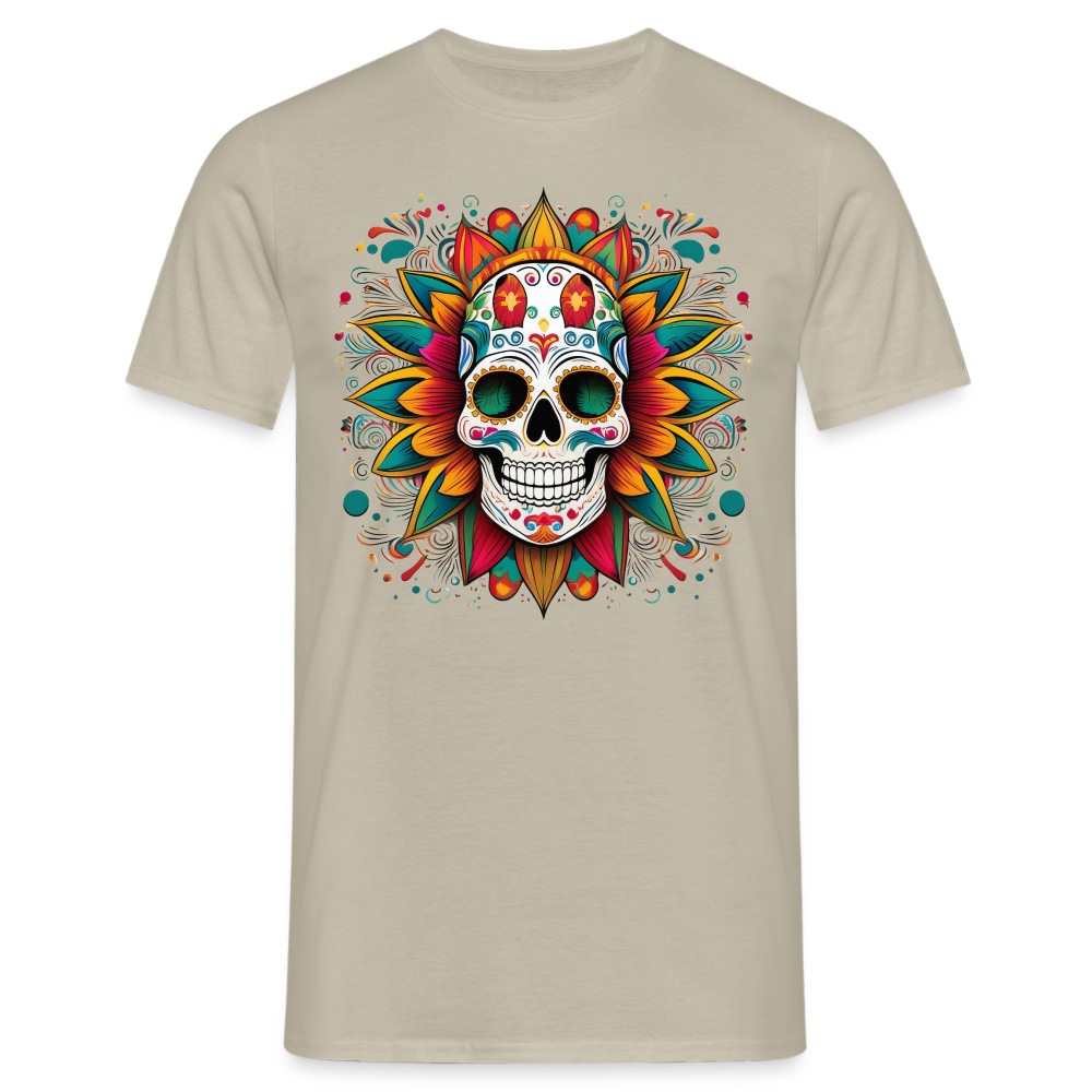 T-Shirt Mexico "Craneo" - Sandbeige